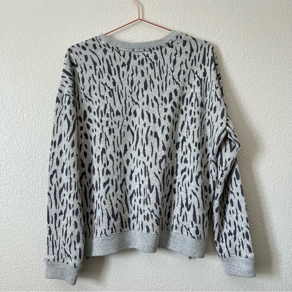 Rails Marlo Sweatshirt Grey Abstract Cheetah Prin… - image 5